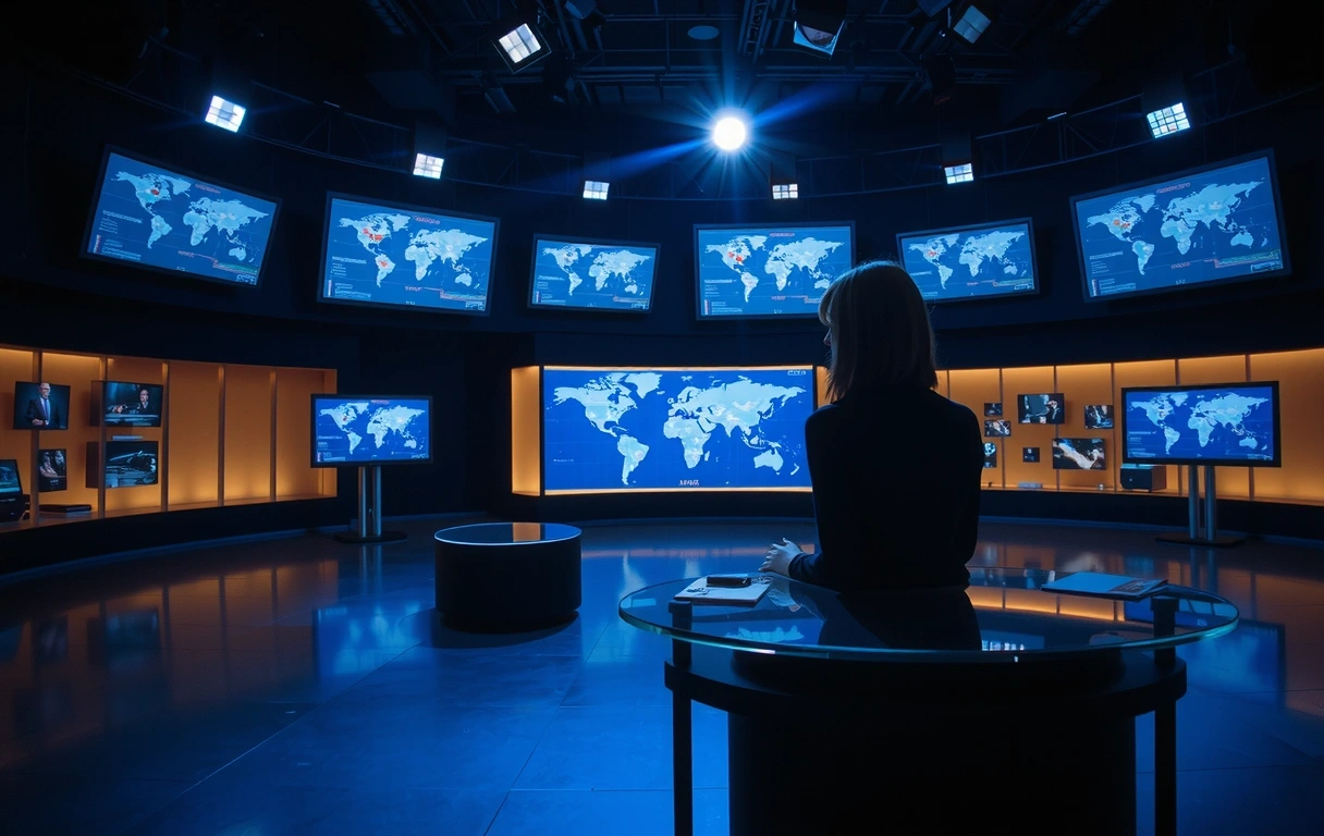 News Studio Atmosphere